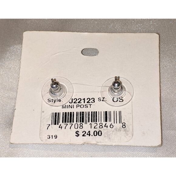 Brighton Bee Happy Mini Post Earrings Enameled Bumblebees w/ Crystals 5/8" EUC - Picture 4 of 4